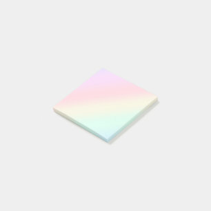 Moderne, kleurrijke Waterverf regenboog Post-it® Notes