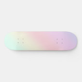 Moderne, kleurrijke Waterverf regenboog Skateboard (Horizontaal)