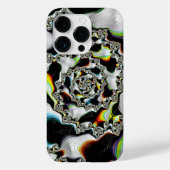 Moderne kleurrijke wervelfractal Psychedelic Case-Mate iPhone Case (Achterkant)