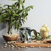 Moderne kleurrijke wervelfractal Psychedelic Mok