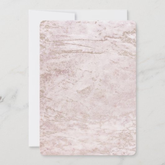 Moderne knikkers in Mauve met Roos gouden bruiloft Kaart (Achterkant)