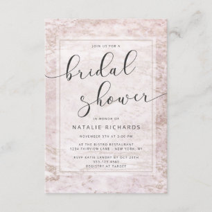 Moderne knikkers in Mauve Roos Goud Vrijgezellenfe Kaart