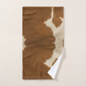 Moderne Koe Faux Leather Elegant Collectie Bad Handdoek (Handdoek)