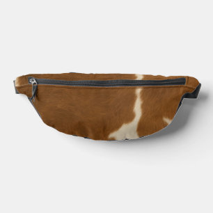Moderne Koe Faux Leather Elegant Collectie Heuptasje