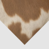 Moderne Koe Faux Leather Elegant Collectie Tissuepapier (Detail)