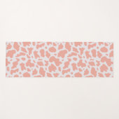 Moderne Koe printroze Yoga Mat (Voorkant (horizontaal))