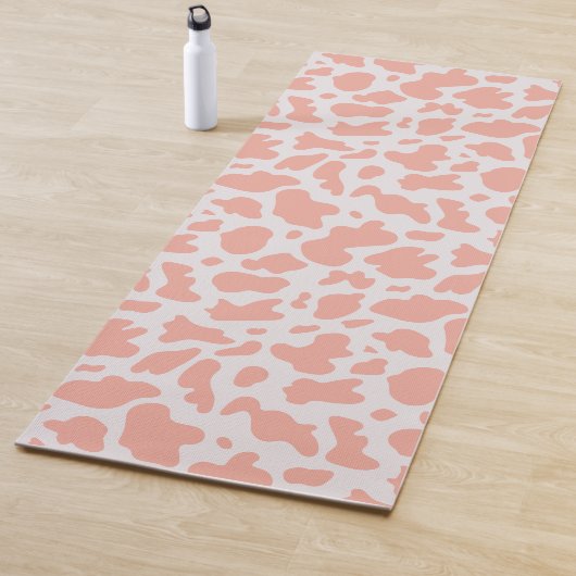 Moderne Koe printroze Yoga Mat (In situ)