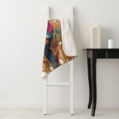 Moderne Koe Sherpa Blanket Deken (In situ)