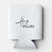 Moderne Koelbox voor zwarte en witte bruiloft Blikjeskoeler (Achterkant)