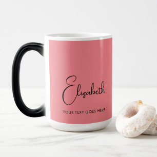 Moderne koffiemok Uw typografie Tekst Naam Magische Mok