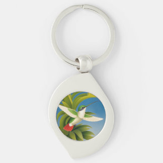Moderne Kolibrie Sleutelhanger