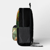 Moderne kolibrietuin bedrukte rugzak (Rechts)