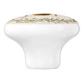 Moderne koningin keramische knop (Zijkant)