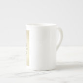 moderne  koningin porselein kop (Voorkant rechts)