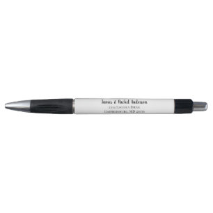 Moderne Koppelnamen Gepersonaliseerd Retouradres Pen