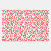 Moderne koraal inpakpapier vel (Voorkant)
