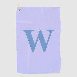 Moderne korenbloem Initiaal letter | Maagdenpalmbl Golfhanddoek