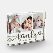 Moderne kraampje voor script, eenvoudige elegante fotoblokken (Links)