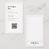 Moderne kraften | Minimalistisch Visitekaartje (Voorkant / Achterkant)