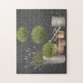 Moderne  kruidtuinpuzzel legpuzzel (Verticaal)