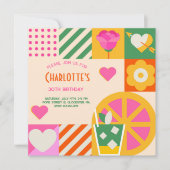 Moderne Kubieke Dag Kaart (Voorkant)