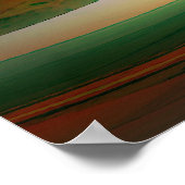 Moderne kunst - Abstract Art Print Poster (Hoek)