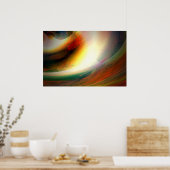Moderne kunst - Abstract Art Print Poster (Keuken)
