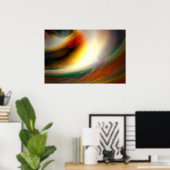 Moderne kunst - Abstract Art Print Poster (Thuiskantoor)