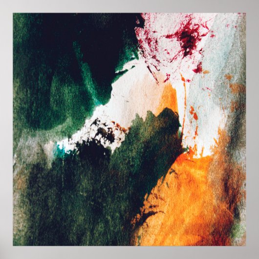 Moderne kunst, abstract schilderen. Abstract van f Poster (Voorkant)