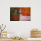 Moderne Kunst - Abstract Schilderkunst Print Poste (Keuken)