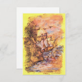 Moderne kunst bedankkaart (Voorkant / Achterkant)