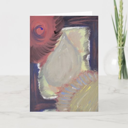 Moderne kunst bedankkaart (Voorkant)