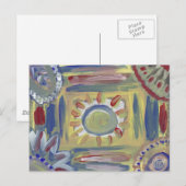 Moderne kunst briefkaart (Voorkant / Achterkant)