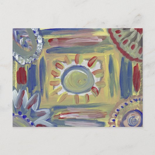 Moderne kunst briefkaart (Voorkant)