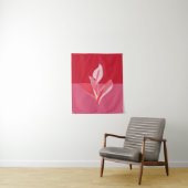 Moderne Kunst Calla Lily Rood Roze Wandkleed (In situ)