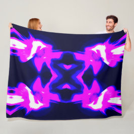 Moderne kunst fleece deken