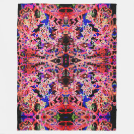 Moderne kunst fleece deken