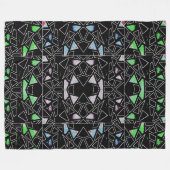 Moderne kunst fleece deken (Voorkant (Horizontaal))