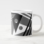 Moderne kunst grote koffiekop (Rechts)