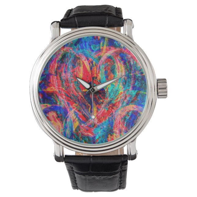 Moderne kunst horloge (Voorkant)