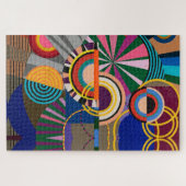 Moderne kunst legpuzzel (Horizontaal)