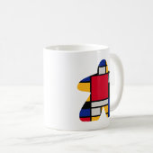 Moderne Kunst Meeple Mok (Voorkant rechts)