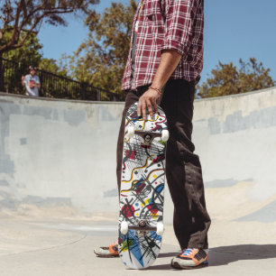 Moderne kunst op wielen - Kandinsky Style Skateboard