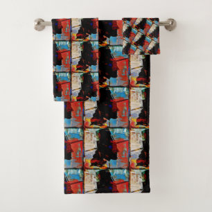 Moderne Kunst Pelgrim Handdoek