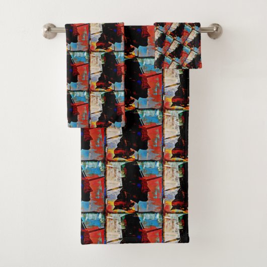 Moderne Kunst Pelgrim Handdoek (Insitu)