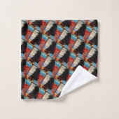 Moderne Kunst Pelgrim Handdoek (Wasdoekje)