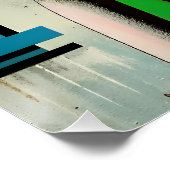 Moderne kunst perfect poster (Hoek)