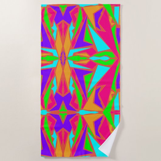 Moderne kunst strandlaken (Voorkant)