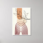 Moderne kunst uit de middelbare eeuw, grote afwerk canvas afdruk (Voorkant)