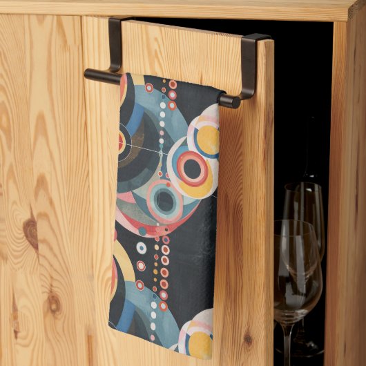 Moderne kunst uit de middeleeuwen theedoek (Derde Gevouwen)